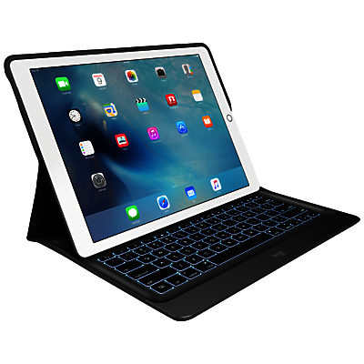 Logitech Create Backlit Keyboard Case for 12.9  iPad Pro, Black